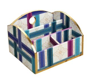 Elegant Handmade Wood Desk Storage Box For Stationery Small Items
