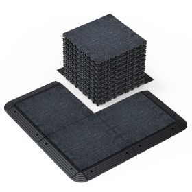 11.81"x11.81"x0.79"Gray Colors - Stylish Interlocking Flooring