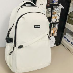 Lightweight And Large Capacity, Computer Luggage Bag, Travel Backpack (Color: White)