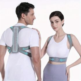 Back Support Posture Corrector For Women Men, Shoulder Supports & Immobilizers Scoliosis And Hunchback Adjustable Belt Back Brace For Lower Back (Option: S)