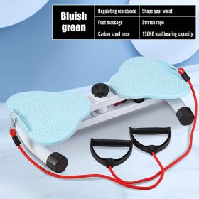 Waist Twist Exercise Machine, A Machine Designed For Weight Loss And Core Abdominal Exercises, With Foot Massage And Weight Loss Capabilities. It (Color: Blue)