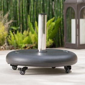 WHEELIE UMBRELLA BASE - ROUND (Color: as Pic)