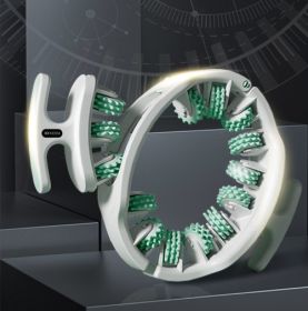 Multifunctional Detachable Fitness Shaping Beauty Ring Leg Massage Machine (Color: green)